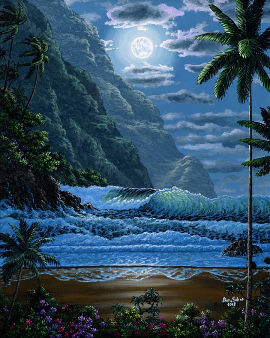 Hawaiian Beach Moon(BS19)