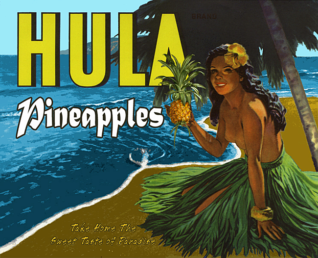 Hula Pineapples(AH70)