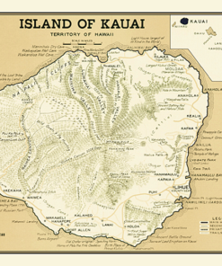 Hawaii Visitors Bureau Kauai 1939 （HM45)