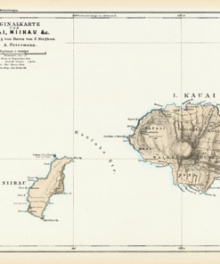 Perthes Kauai & Niihau 1878（HM46)