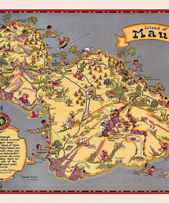 Ruth Taylor White Maui Fun Map 1932 （HM49)