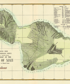 Alexander USGS Maui (with Distances) 1880 （HM56)